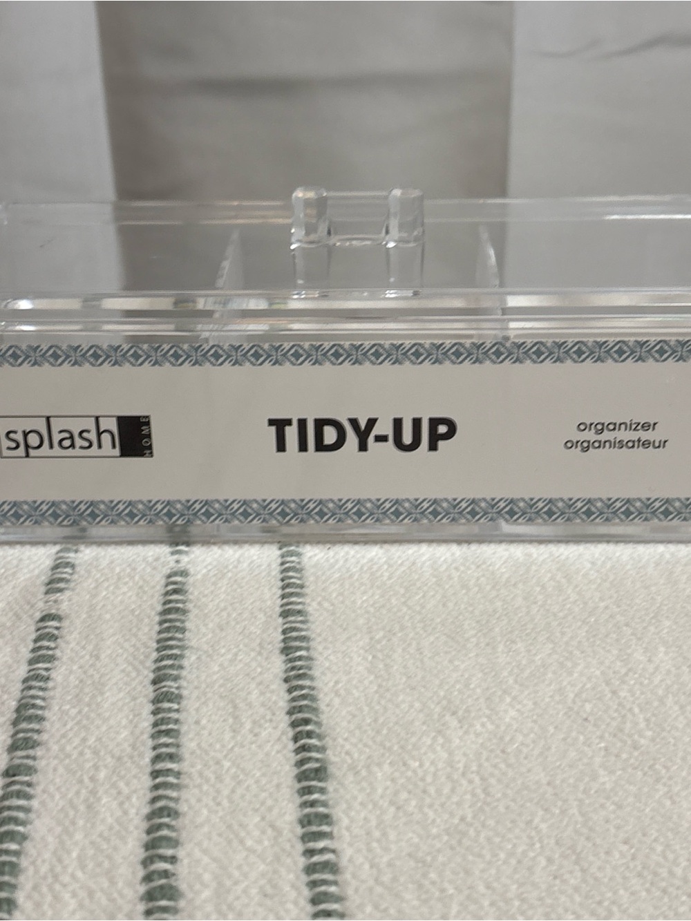 Ellie Clear Acrylic Compartment Organizer